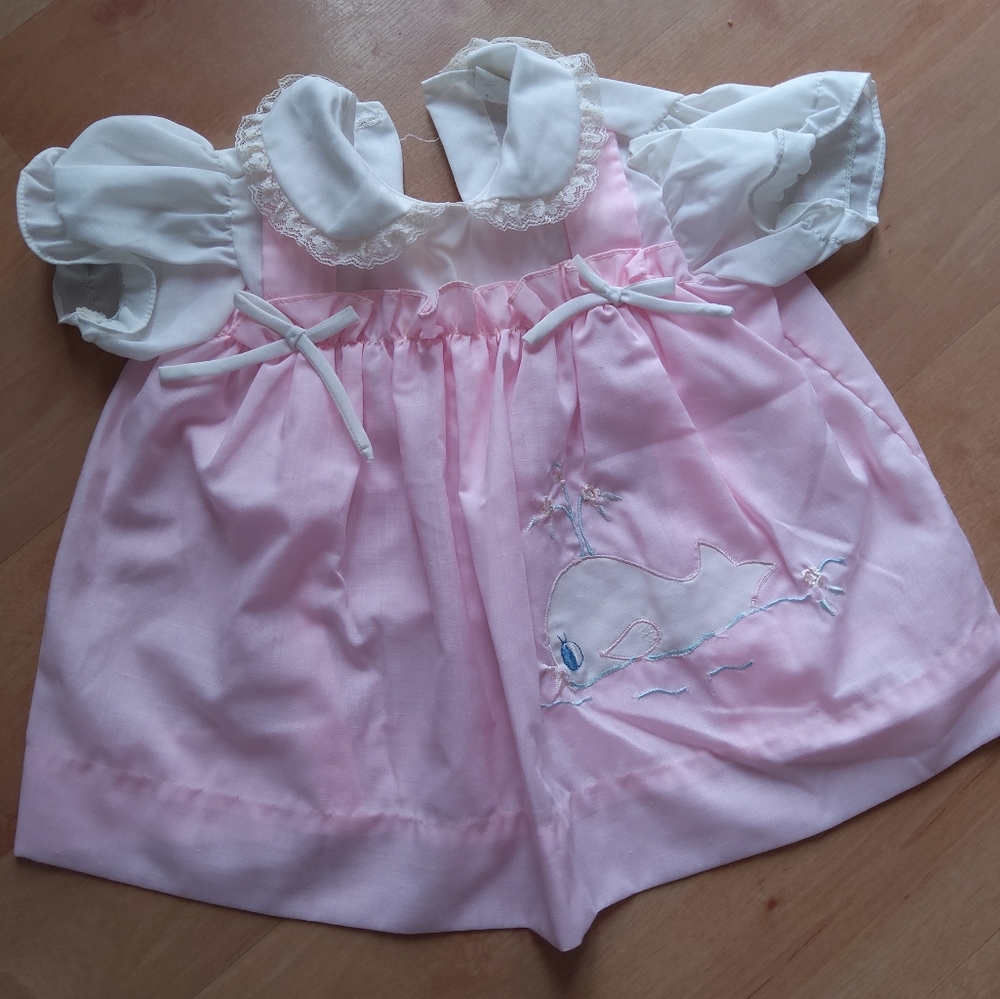Vintage baby top 6-9m